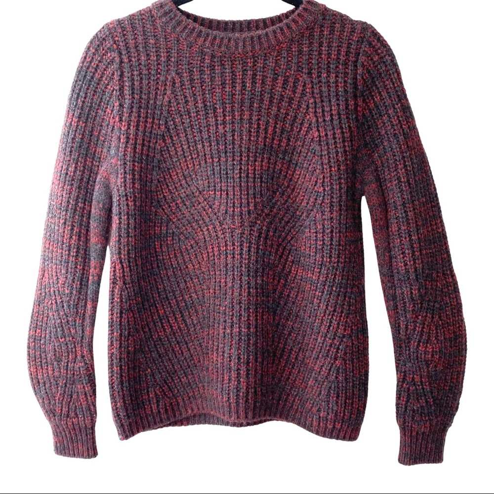 Maje Wool Knit Pullover Sweater